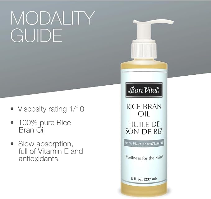 Bon Vital' Rice Bran Oil, 100% Pure and Cold Pressed Carrier Oils - Image 5