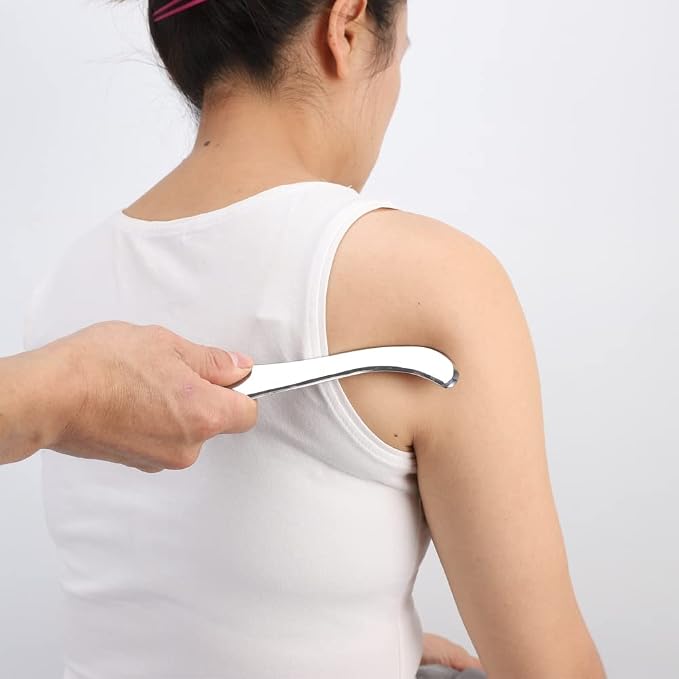 Stainless Steel Gua Sha Scraping Massage Tool-Muscle Scraper - Image 3