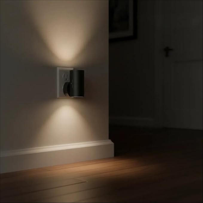 TSEXES LED Night Light Plug into Wall, 0-300LM Adjustable Brightness, Light - Image 3