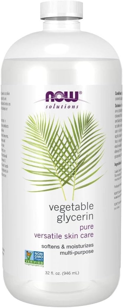 NOW Foods Solutions, Vegetable Glycerin, 100% Pure, Versatile Skin Care by NOW