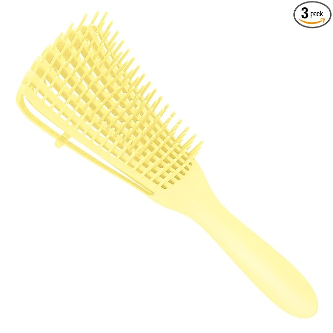 Detangling Brush for Afro America/African Hair Textured 3a to 4c, Knots by Unknown