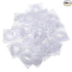 200 Pcs Disposable Plastic Shower Caps by Teensery