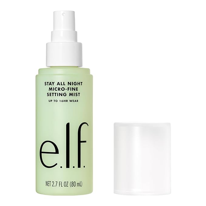 e.l.f. Stay All Night Micro-Fine Setting Mist, Hydrating & Refreshing Makeup by elf
