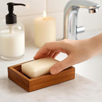 Creative Home 63068 Acacia Bath Rectangular Soap Dish, Soap Tray - Image 5