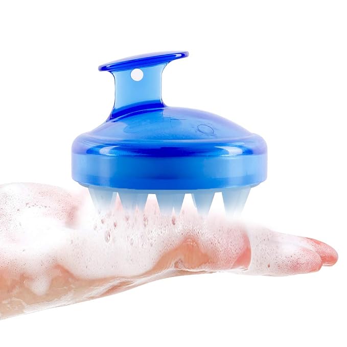 INVODA 3PCS Scalp Massager Shampoo Brush Soft Silicone Bristles - Image 3