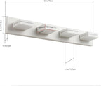 SineRise LED Modern Bathroom Vanity Light Fixtures, Matte White Modern Acrylic - Image 4
