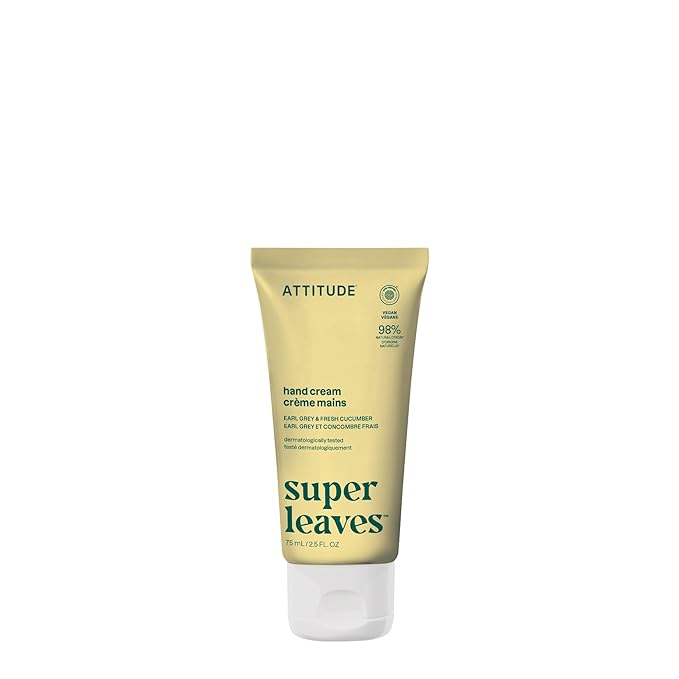 ATTITUDE Hand Cream, EWG Verified, Plant and Mineral-Based, Vegan Personal Care by ATTITUDE