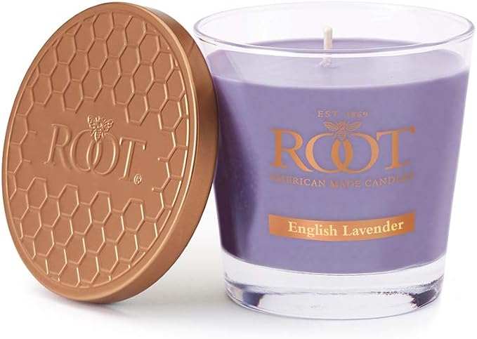 Root Candles Scented Candles Honeycomb Veriglass Premium Handcrafted Beeswax by RootCandles