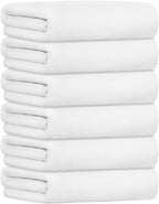 JML Bath Towels, Large Microfiber Bathroom Towel Set 6 Pack 30" x 60", Soft by JML