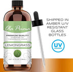 Ola Prima Lemongrass Essential Oil 4 oz Lemon Grass Essential Aromatherapy Oil - Image 4