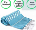 XL Turkish%100 Cotton Bath Beach Spa Sauna Hammam Yoga Gym Hamam Towel Fouta - Image 7