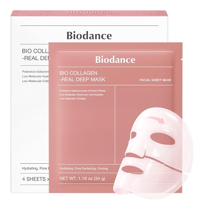 BIODANCE Bio-Collagen Real Deep Mask, Hydrating Overnight Hydrogel Face Mask by BIODANCE