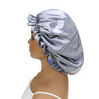 Adjustable Silk Satin Bonnet Hair Care Caps - Image 7