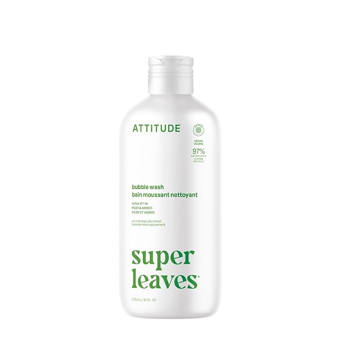 ATTITUDE Bubble Bath, EWG Verified, Plant and Mineral-Based, Dermatologically by ATTITUDE