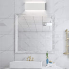 Aipsun 15.75in Matte White Modern Vanity Light Up and Down LED Vanity Light - Image 4
