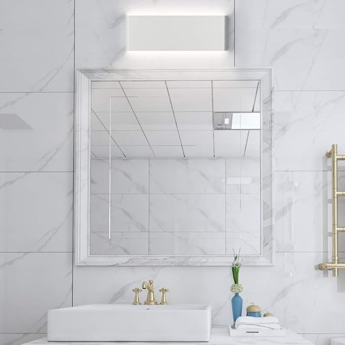 Aipsun 15.75in Matte White Modern Vanity Light Up and Down LED Vanity Light - Image 4