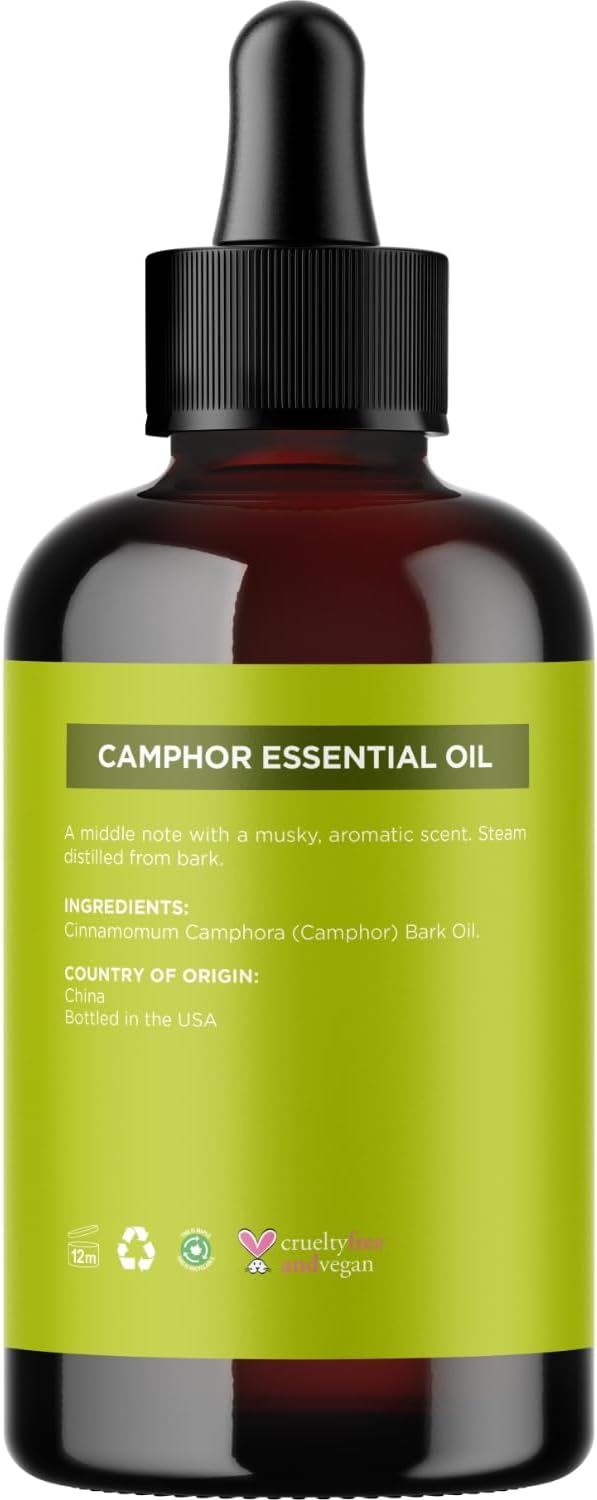 Pure Undiluted Camphor Essential Oil - Image 4