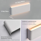 Aipsun 15.75in Matte White Modern Vanity Light Up and Down LED Vanity Light - Image 6