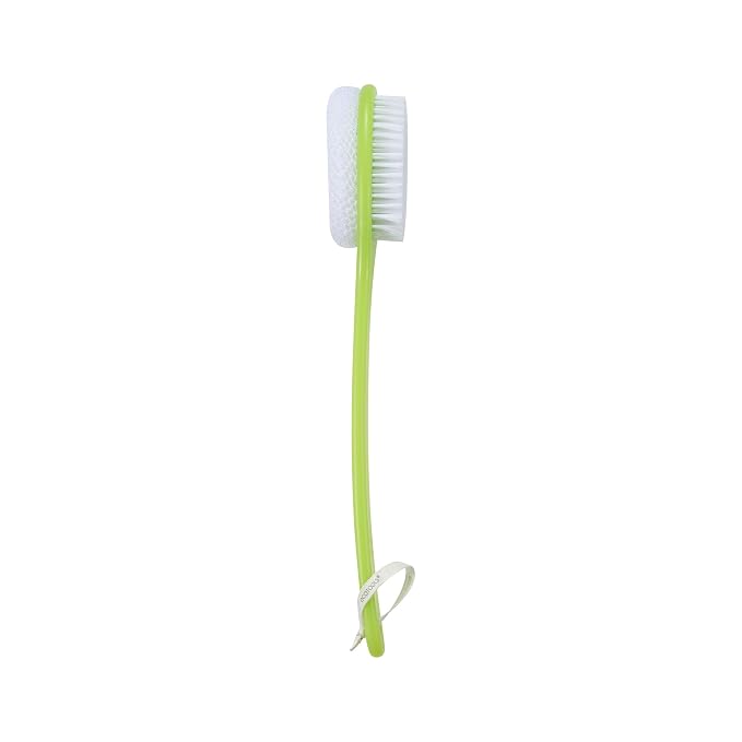 EcoTools Buff + Polish Bath Brush, Long Handle to Cleanse & Exfoliate Back & - Image 9
