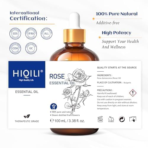 HIQILI 100ML Rose Essential Oil - Image 7