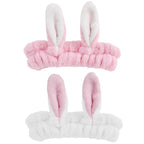 musejoy 2 Pcs Headband Bunny Ears Headband, Cute Spa Headbands by musejoy