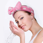 Casoty 6 Pcs Spa Soft Coral Fleece Bow-Style Headbands - Image 8