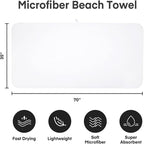 JML Bath Sheet Towel Set, 2 Pack, Large Bath Towels - Image 3