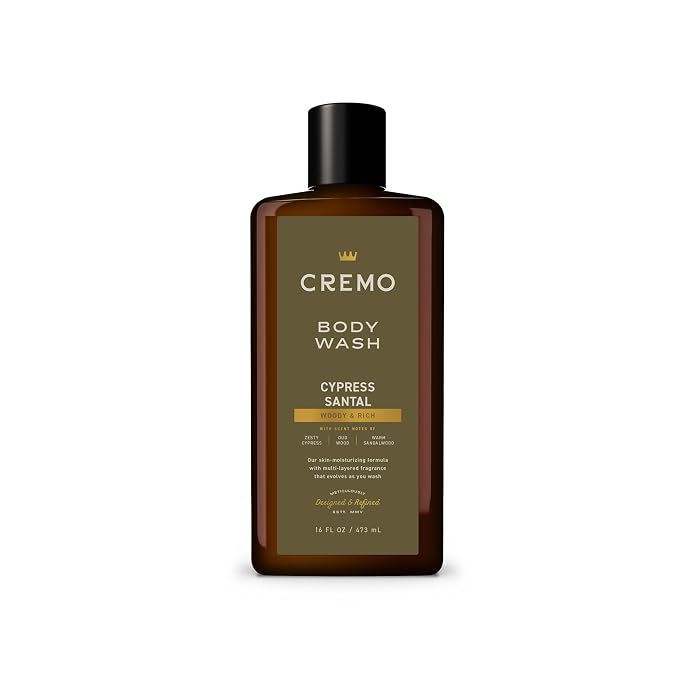 Cremo Body Wash for Men, Rich-Lathering Cypress Santal, 16 Fl Oz by CremoCompany