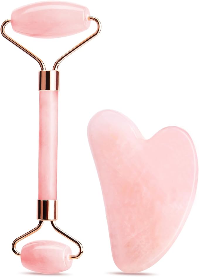 URAQT Gua Sha Facial Tools & Jade Roller Set by URAQT
