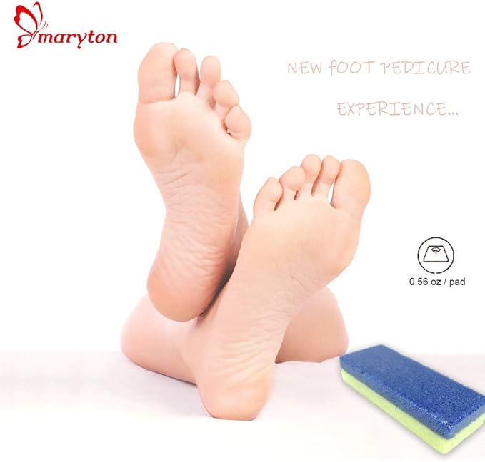 Maryton Foot Pumice Stone for Feet Hard Skin Callus Remover and Scrubber - Image 5