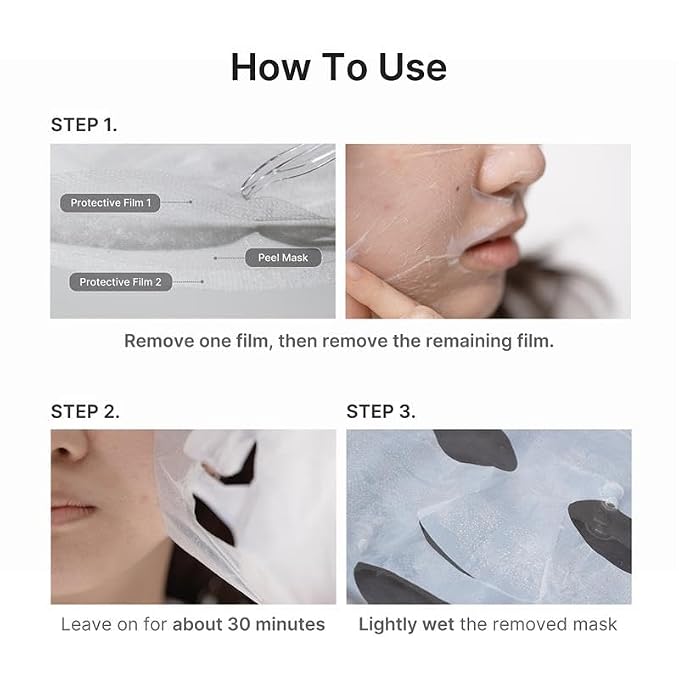 medicube Hypochlorous Acid Peel Mask 3EA | Peel-Off Sheet Mask - Image 6
