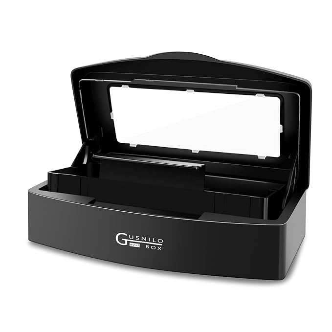 Gusnilo Nail Tool Sterilizer Box Plastic Disinfectant Container Disinfectant - Image 2
