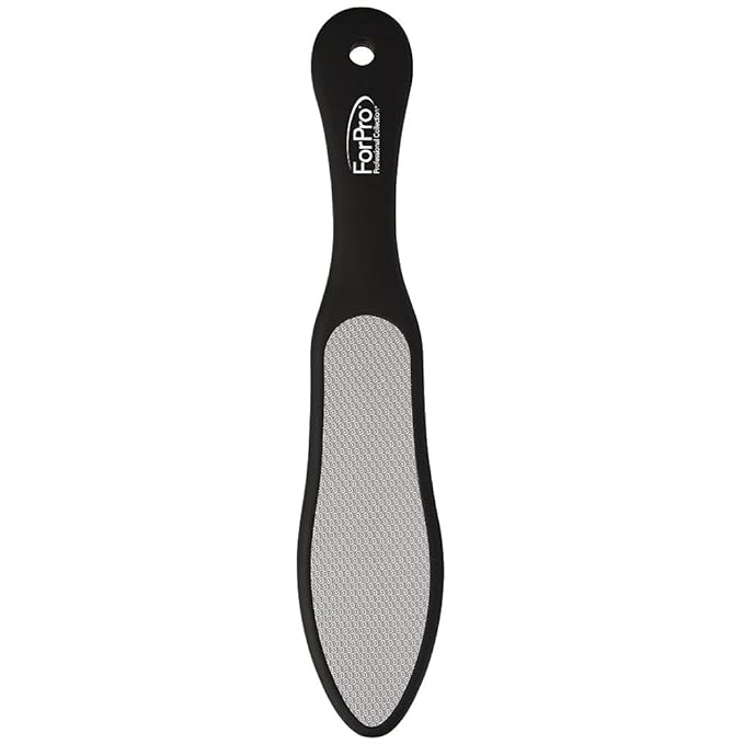 ForPro Black Bear Stainless Steel Pedicure File, Callus Remover Foot File - Image 3