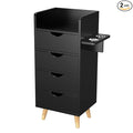OmySalon 4 -Layer Salon Storage Cabinet, Beauty Barber Salon Styling Station by OmySalon