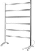 Freestanding Towel Warmer 6 Bars Plug-in Option 3 Working Modes Mirror Polished by NORTTABATHDECOR