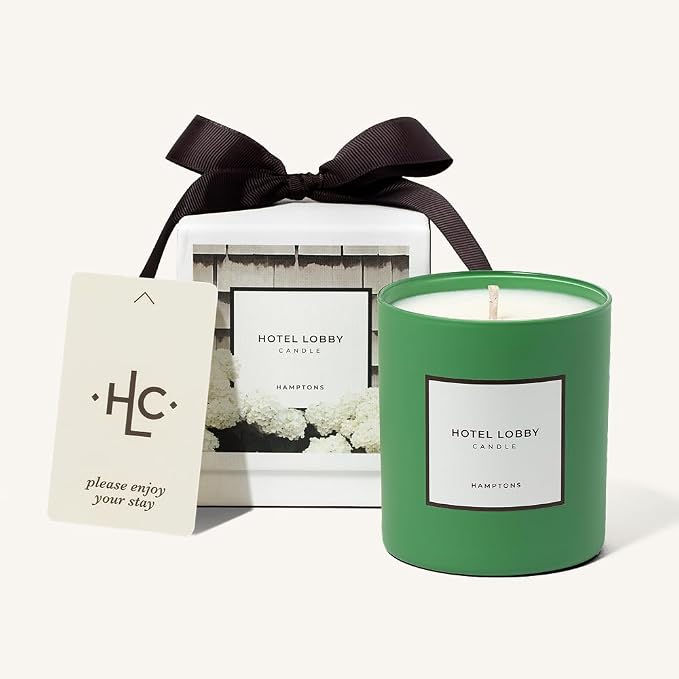 Hotel Lobby Hamptons Candle Luxury Hand-Poured 9.75oz Soy Wax by HotelLobbyCandle