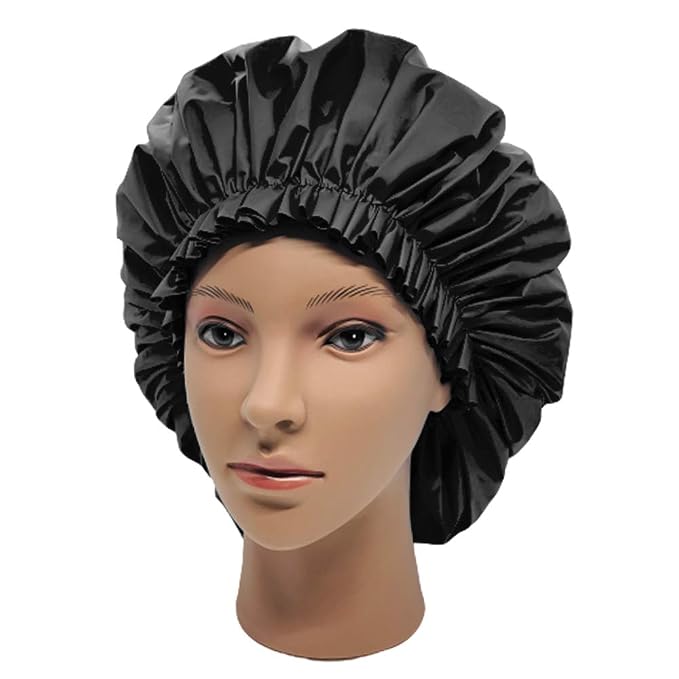 ELEBOX 2 Packs Extra Large Shower Caps Jumbo Shower Cap - Image 4