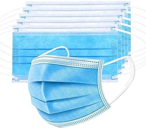 500 Pack Disposable Face Masks Blue Face Masks by DRMOXA