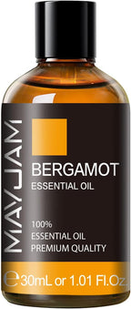 Bergamot Essential Oil 30ml/1.01fl.oz, MAYJAM Premium Bergamot Oils by MAYJAM