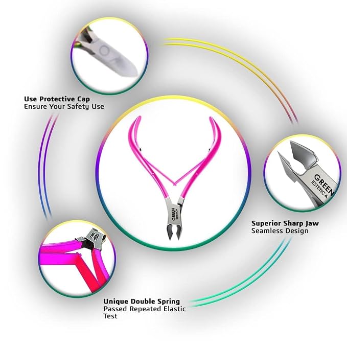 Professional Cuticle Trimmer Nail Cuticle Cutter Stainless Steel Cuticle Nippers - Image 4