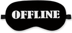 Offline Sleep Mask Silk, Funny Sleeping Mask Adjustable Sleep Mask, Blindfold by QLMX