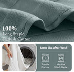 Madison Park Turkish 100% Cotton 600Gsm Luxury Premium Thick Soft Absorbent - Image 5
