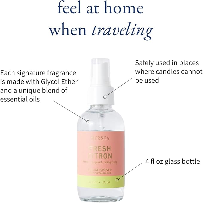 MERSEA Luxury Room Spray, Fresh Citron, 4 oz - Image 2