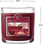 Colonial Candle Cranberry Cosmo Scented Jar Candle, 2 Wick, 3.5 oz, Mottled Wax - Image 4