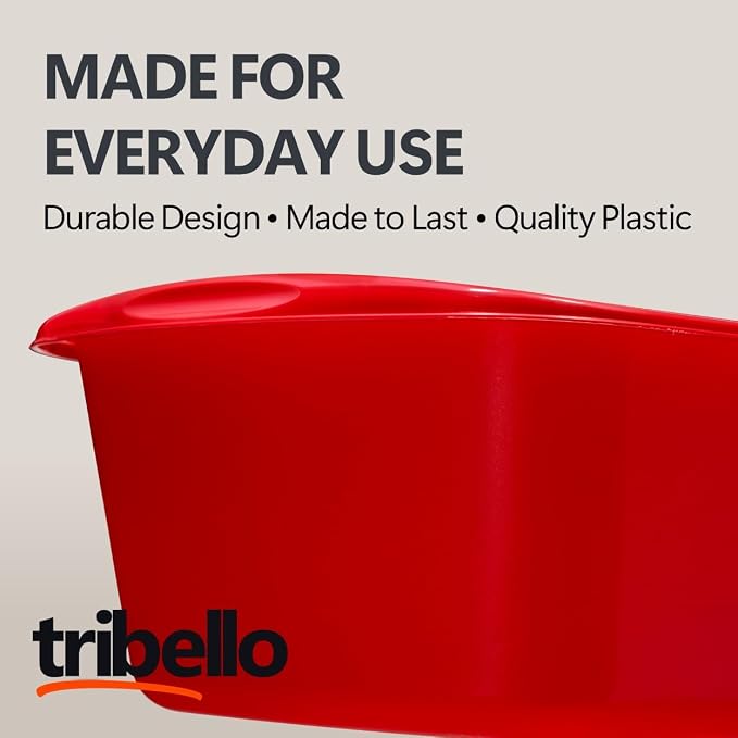 Tribello Plastic Wash Tub Dishpan Basin and Foot Bath - Image 3