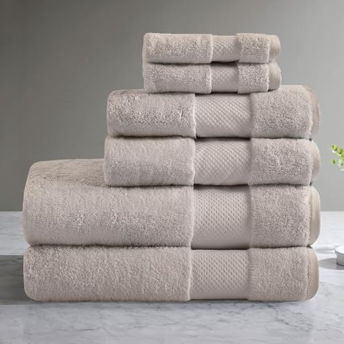 Madison Park Turkish 100% Cotton 600Gsm Luxury Premium Thick Soft Absorbent - Image 2