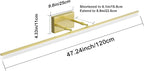 Aipsun 48inch Bathroom Vanity Light Brushed Gold Modern LED Vanity Lighting - Image 3