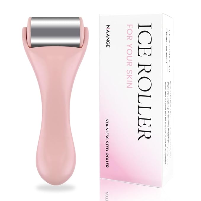 MAANGE Ice Roller for Face 1 Piece Stainless Steel Facial Roller Ice Face by MAANGE