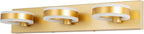 LED Bathroom Light Fixtures, 24inch Gold Vanity Lights, Modern 3 Light Acrylic - Image 5