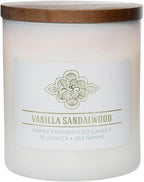Carolina Vanilla Sandalwood Scented Candle, 16 oz Wellness Relaxing by CAROLINA